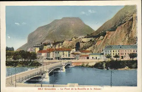 Grenoble Pont de la Bastille Neron / Grenoble /Arrond. de Grenoble