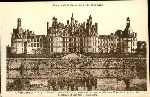 Chambord Blois Chateau  / Chambord /Arrond. de Blois