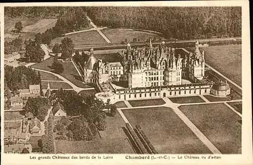 Chambord Blois Chateau Fliegeraufnahme  / Chambord /Arrond. de Blois