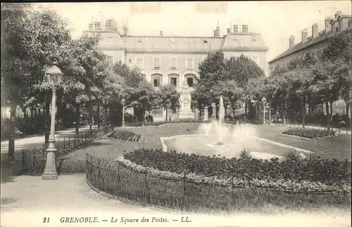 Grenoble Square Postes Springbrunnen / Grenoble /Arrond. de Grenoble