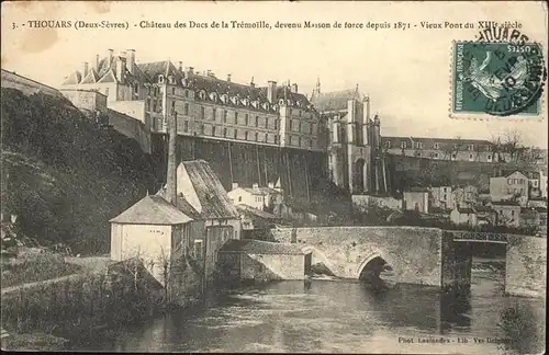 Thouars Chateau Pont / Thouars /Arrond. de Bressuire