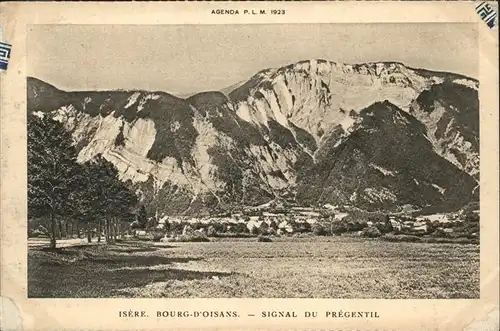 Le Bourg-d Oisans Signal du Pregentil / Le Bourg-d Oisans /Arrond. de Grenoble