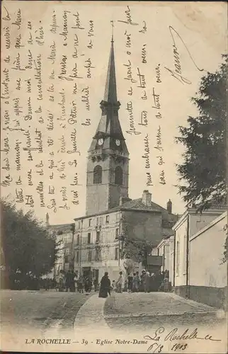 La Rochelle Charente-Maritime Eglise Notre Dame / La Rochelle /Arrond. de La Rochelle