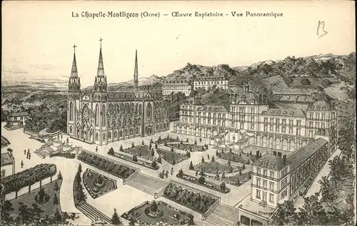 La Chapelle-Montligeon Panorama Oeuvre Expiatoire / La Chapelle-Montligeon /Arrond. de Mortagne-au-Perche