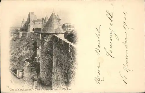 Carcassonne Cite Tour de l'Inquisition / Carcassonne /Arrond. de Carcassonne