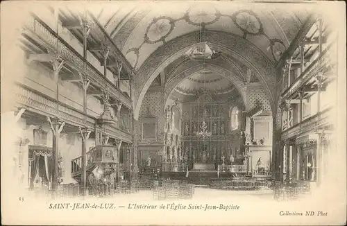 Saint-Jean-de-Luz Eglise Saint Jean Baptiste / Saint-Jean-de-Luz /Arrond. de Bayonne