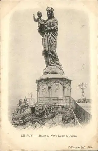 Le Puy-en-Velay Statue Notre Dame de France / Le Puy-en-Velay /Arrond. du Puy