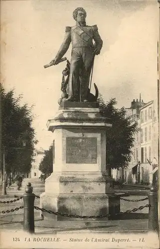 La Rochelle Charente-Maritime Statue L'Amiral Duperre / La Rochelle /Arrond. de La Rochelle