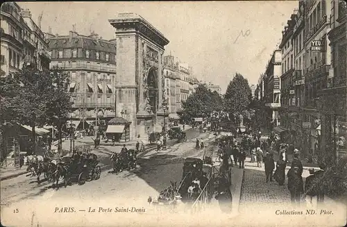 Paris Porte Saint-Denis / Paris /Arrond. de Paris