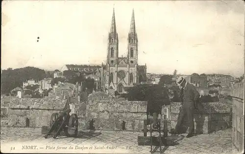 Niort Plate forme Donjon St. Andre / Niort /Arrond. de Niort