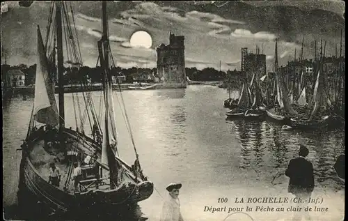 La Rochelle Charente-Maritime Depart pour la Peche / La Rochelle /Arrond. de La Rochelle