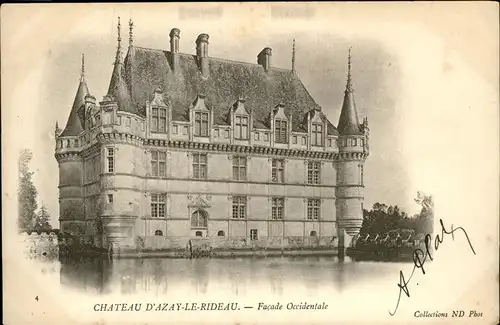 Azay-le-Rideau Chateau / Azay-le-Rideau /Arrond. de Chinon