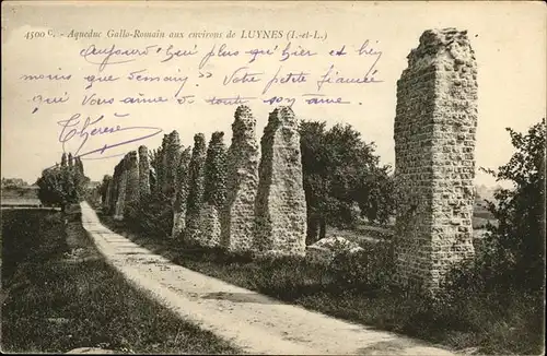 Luynes Indre-et-Loire Aqueduc Gallo-Romain aux environs / Tours /Arrond. de Tours