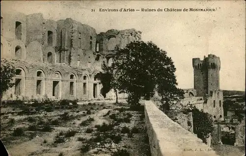 Arles Bouches-du-Rhone Ruines Chateau Montmajour / Arles /Arrond. d Arles