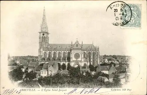 Abbeville Somme Eglise Saint-Jacques / Abbeville /Arrond. d Abbeville