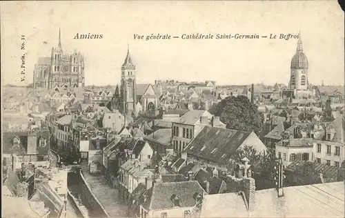 Amiens vue generale le Beffroi / Amiens /Arrond. d Amiens