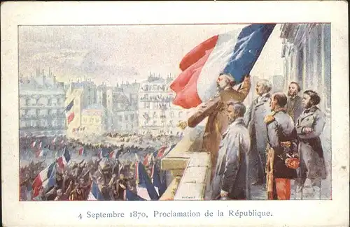 Paris Proclamation de la Republique 1870 / Paris /Arrond. de Paris
