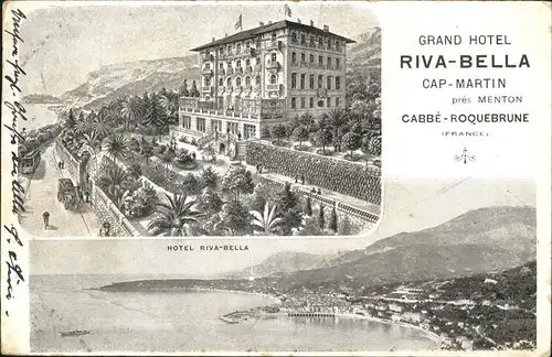 Cap Martin Grand Hotel Riva-Bella / Roquebrune-Cap-Martin /Arrond. de Nice