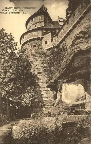 Haut-Koenigsbourg Hohkoenigsburg Grand Bastion / Orschwiller /Arrond. de Selestat-Erstein