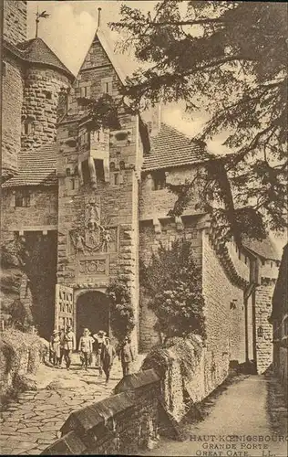 Haut-Koenigsbourg Hohkoenigsburg Grande Porte  / Orschwiller /Arrond. de Selestat-Erstein