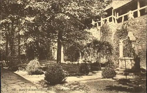 Haut-Koenigsbourg Hohkoenigsburg Le haut Jardin / Orschwiller /Arrond. de Selestat-Erstein