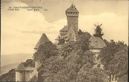 Haut-Koenigsbourg Hohkoenigsburg Cote Est / Orschwiller /Arrond. de Selestat-Erstein