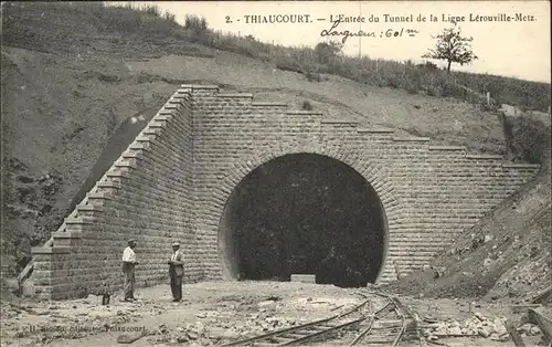 Thiaucourt-Regnieville Entree du Tunnel
Ligne Lerouville-Metz / Thiaucourt-Regnieville /Arrond. de Toul