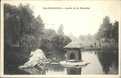 Valenciennes Jardin de la Rhonelle Feldpost / Valenciennes /Arrond. de Valenciennes