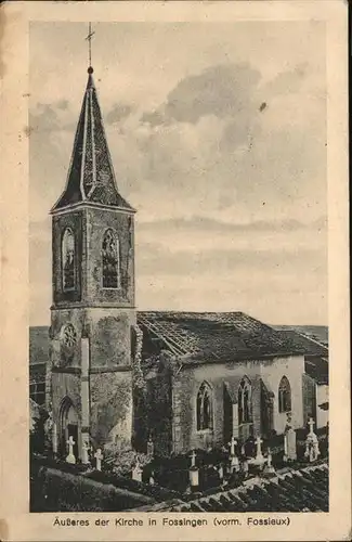 Fossingen Kirche  / Fossieux /Arrond. de Chateau-Salins