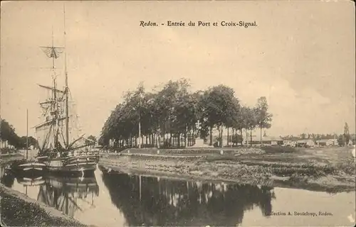 Redon Port Croix Signal Schiff / Redon /Arrond. de Redon