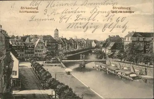 Strasbourg Alsace Schiffleutstaden Bruecke