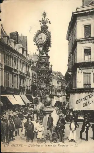 Amiens Horloge Rue Vergeaux Uhr *