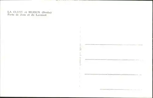 Mijoux Doubs Cluse Forts Joux Larmont *