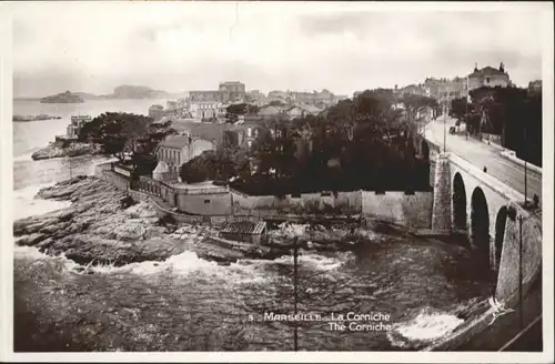 ws65891 Marseille Marseille Corniche * Kategorie. Marseille Alte Ansichtskarten