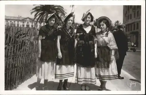 ws66053 Nice Alpes Maritimes Nice Costumes Nicois Tracht * Kategorie. Nice Alte Ansichtskarten