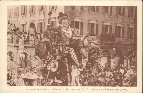 ws66560 Nice Alpes Maritimes Nice Carnaval * Kategorie. Nice Alte Ansichtskarten