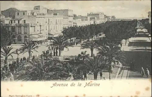 Tunis [Verlag Garrigues Tunis] Avenue de la Marine *