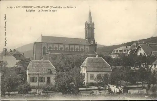 Rougemont-le-Chateau Eglise la nouevelle Rue *