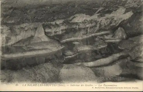 La Balme-les-Grottes Interieur des Grottes Les Poissonnieres *