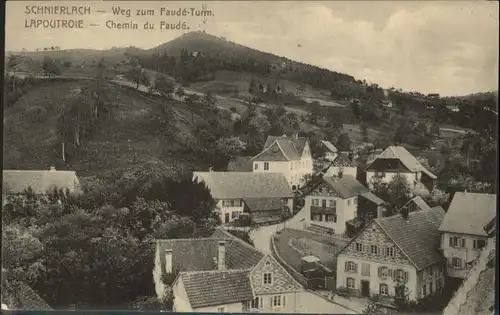 Schnierlach Lapoutroie Chemin du Faude *