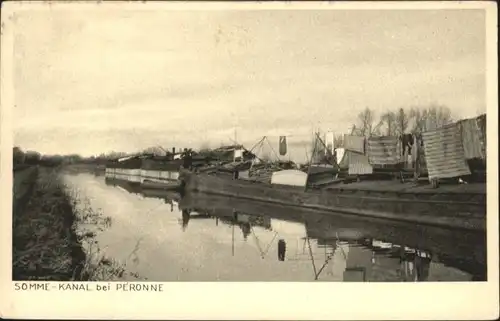 Peronne Somme Peronne Somme Kanal * / Peronne /Arrond. de Peronne