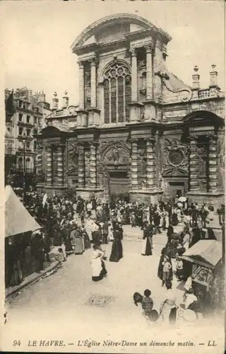 Le Havre Eglise Notre-Dame Dimanche Matin x