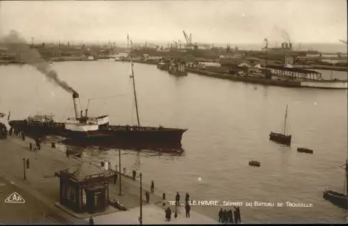 Le Havre Bateau Trouville Dampfer x