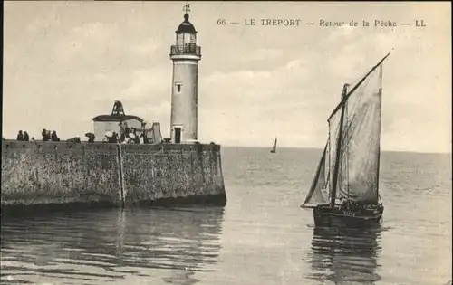 Le Treport Peche Leuchtturm *