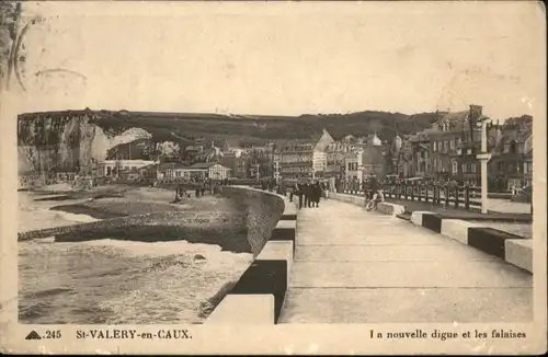 Saint-Valery-en-Caux Digue Falaises x