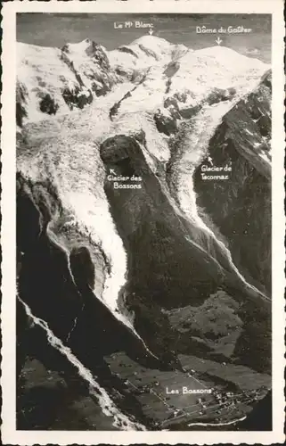 Les Bossons Glacier Gletscher Mont-Blanc *