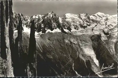 Chamonix-Mont-Blanc Jumeaux Brevent Aiguille Midi  x