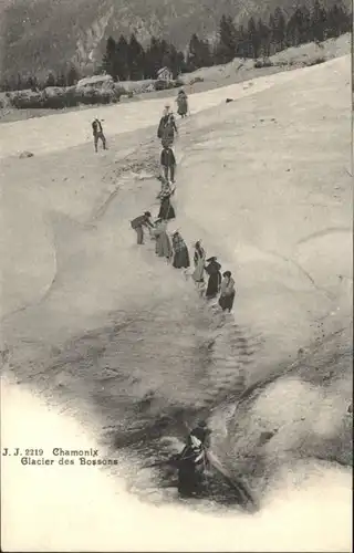 Chamonix-Mont-Blanc Glacier Bossons Gletscher *