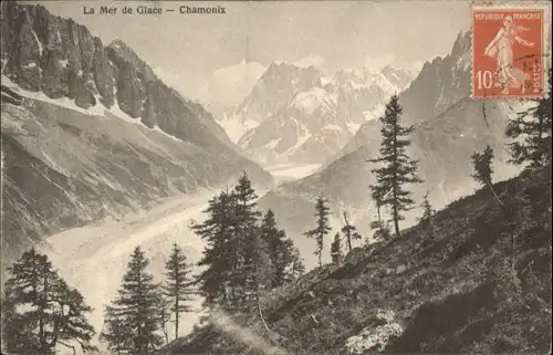 Chamonix-Mont-Blanc Mer Glace Gletscher x