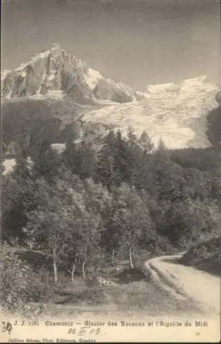 Chamonix-Mont-Blanc Glacier Bossons Aiguille Midi *